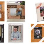 Tremendous collection of Picture Frames - a variety of Wood, Metal & Sport Ball Texture Frames available